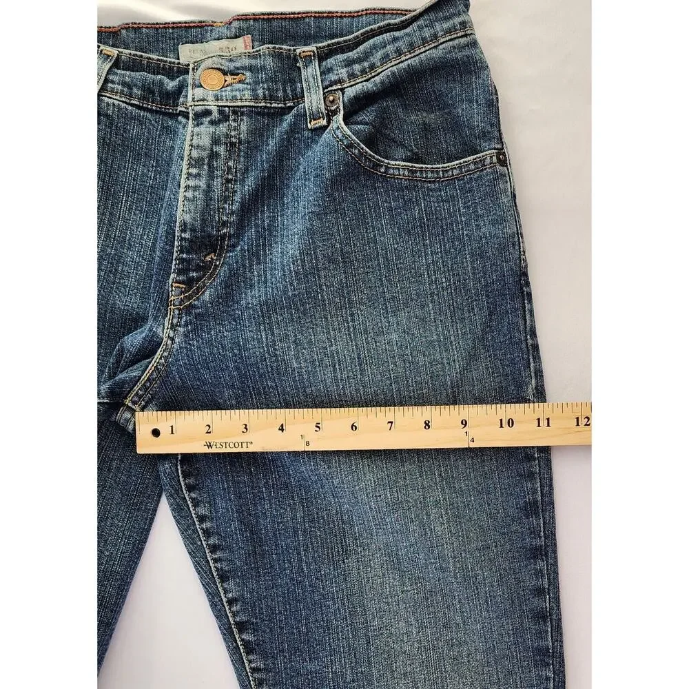 Levis Jeans Womens 8 Blue 550 Relaxed Boot Cut Mid Waist Mom Denim Pants Y2K 07 - Picture 8 of 16